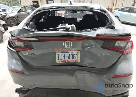 2022 Honda Civic Sport from USA, damaged, VIN 19XFL2H83NE016098